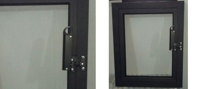 Ventana banderola de aluminio
